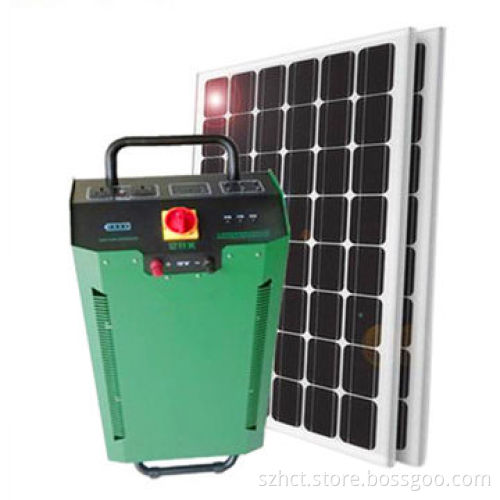 Real Portable Solar Home System, 500W Solar Panel, 1000W Inverter and 12V DC Output, Even 5V USB